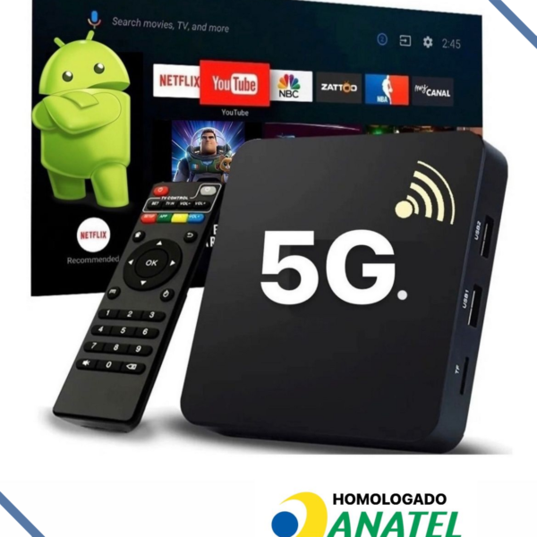 Tv Box 4K Android 11.1 wifi 5G